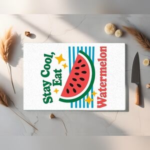 Watermelon Themed Kitchen  8 X 11 Cutting Boards